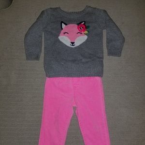 Sweater plus Corduroy Pants